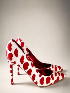 New Nine West Love Fury Patterned Heels, Size 9.5M